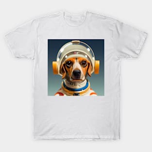 Beagle wearing astronaut clothing T-Shirt